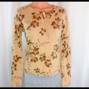 Carole Little Angora Cardigan Sweater size Small